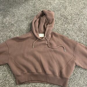 Abercrombie & Fitch Essential Sunday Hoodie, Brown, L